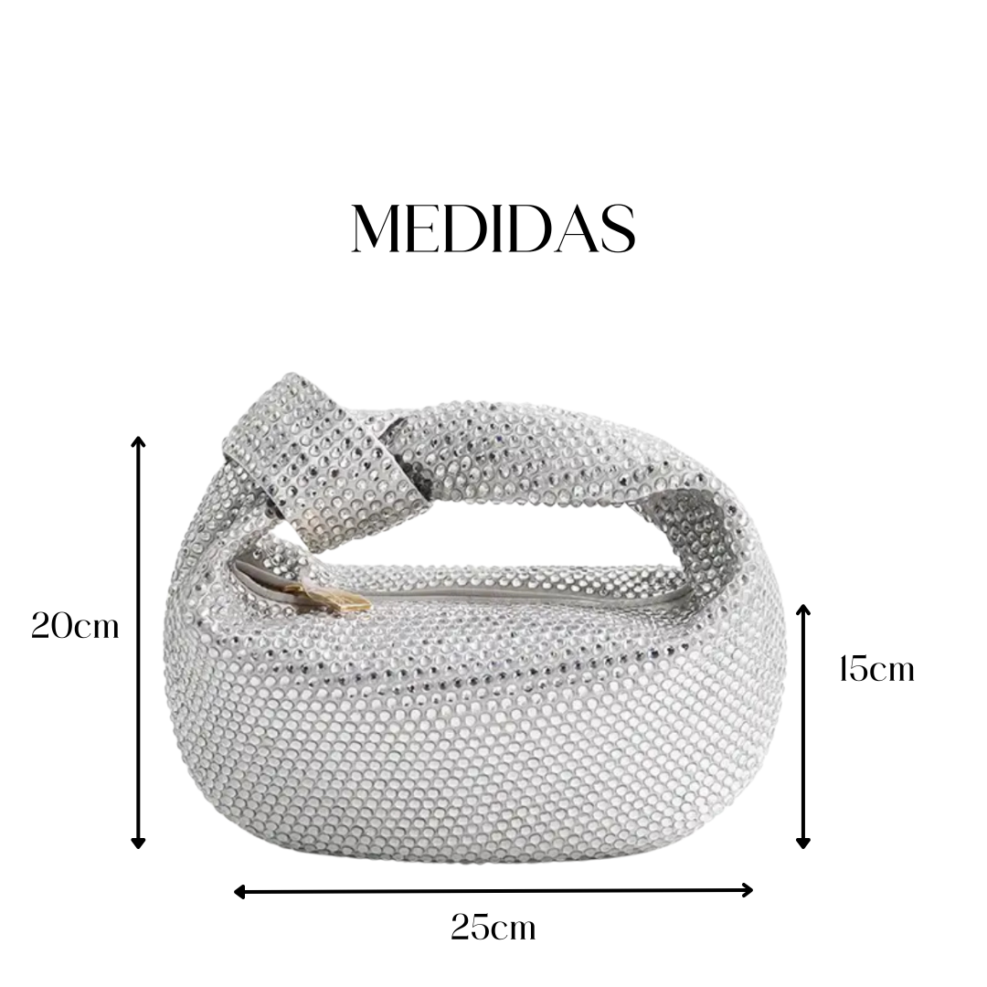 AMELIA SILVER SHINY BAG