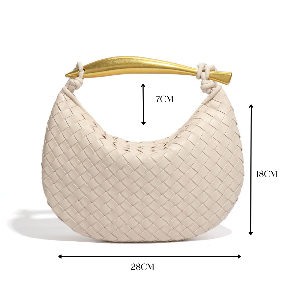 ASHLEY WHITE MOON BAG