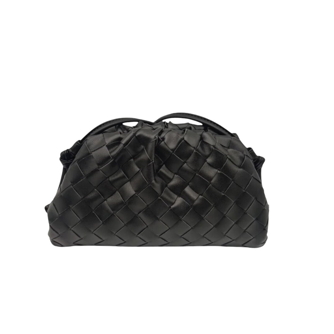 SOPHIA BLACK POUCH BAG