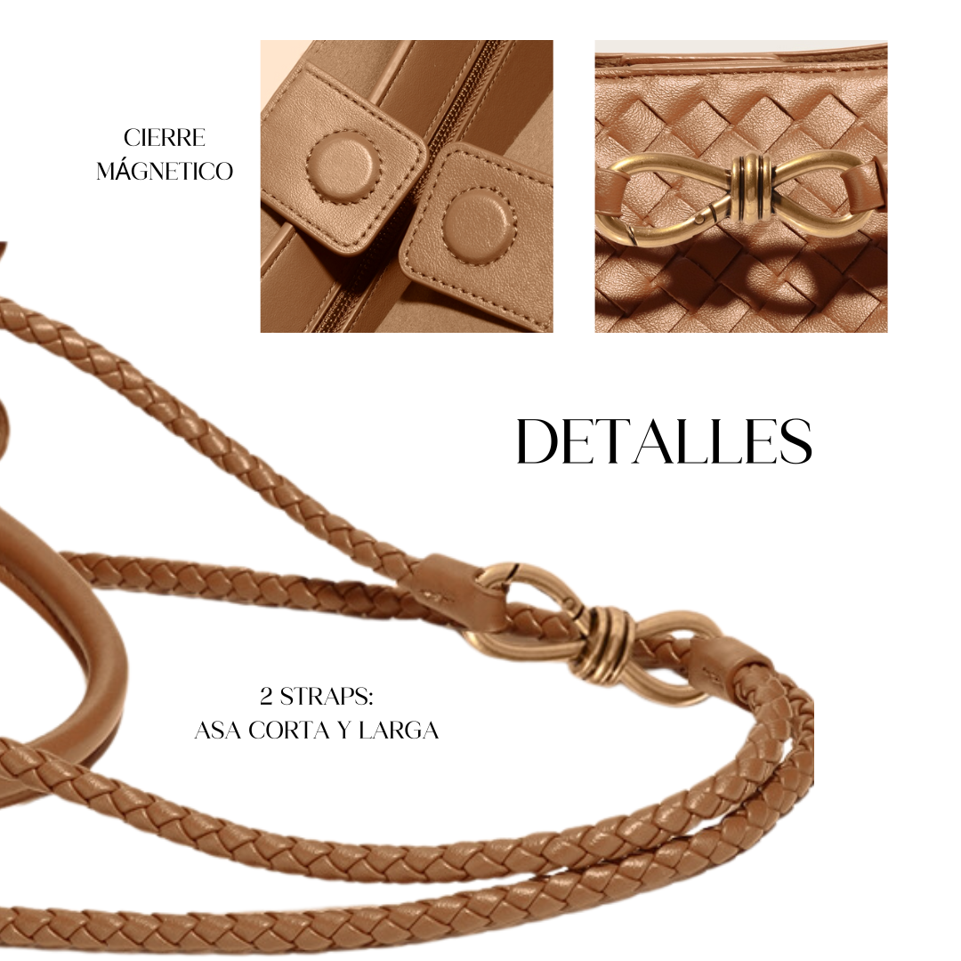 GRACE CAMEL HANDBAG