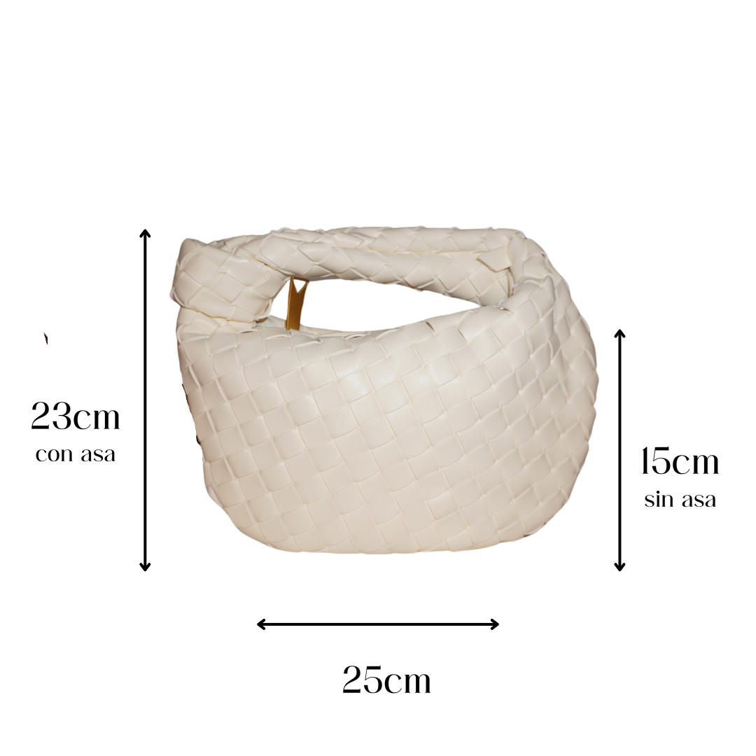 MIA WHITE MINI BOHO BAG