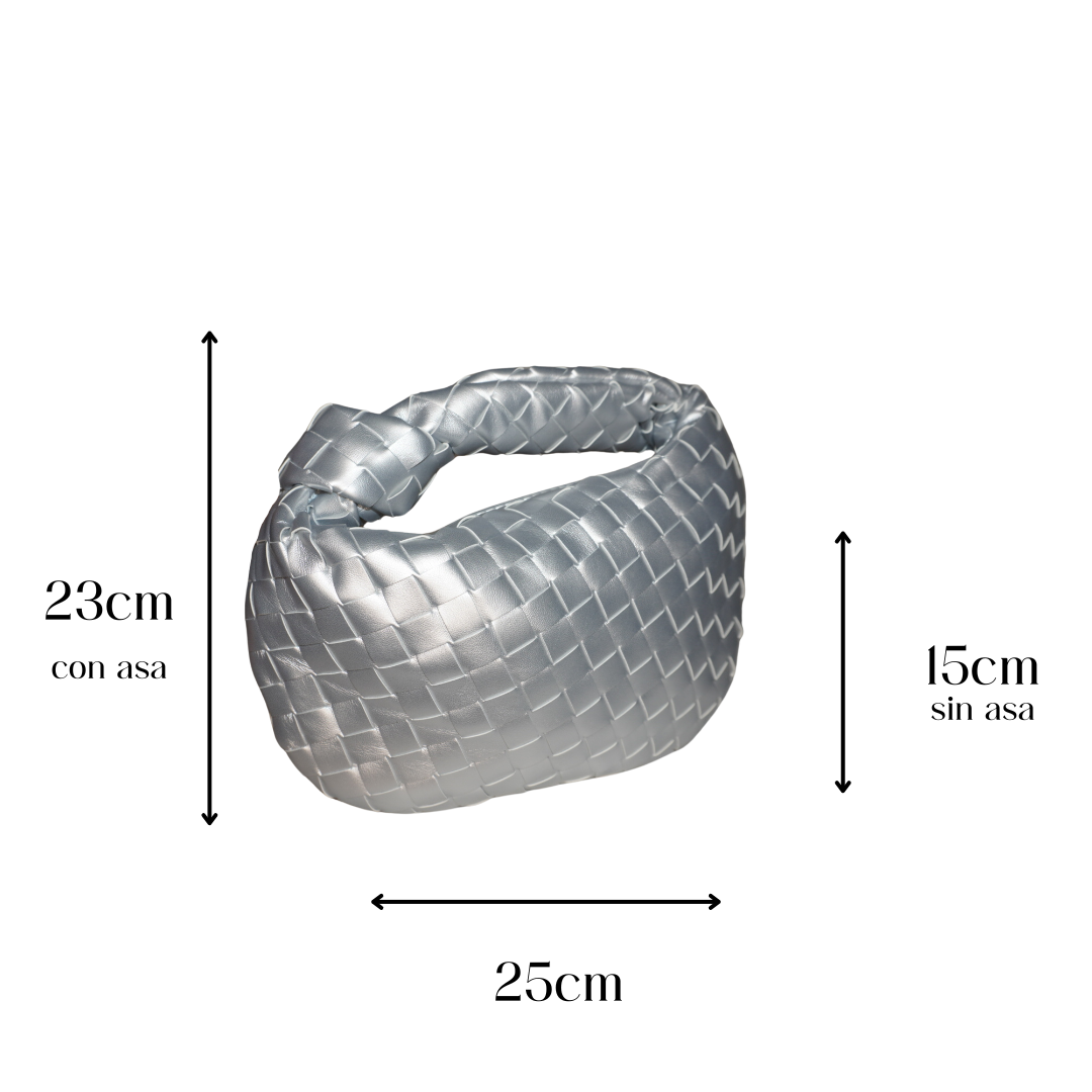 MIA SILVER MINI BOHO BAG