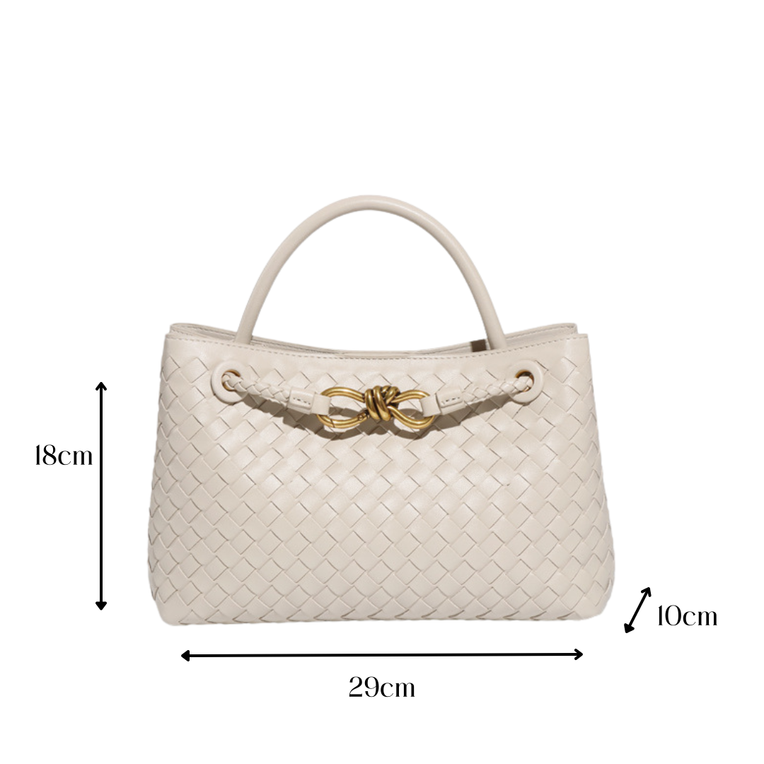 GRACE IVORY HANDBAG MID