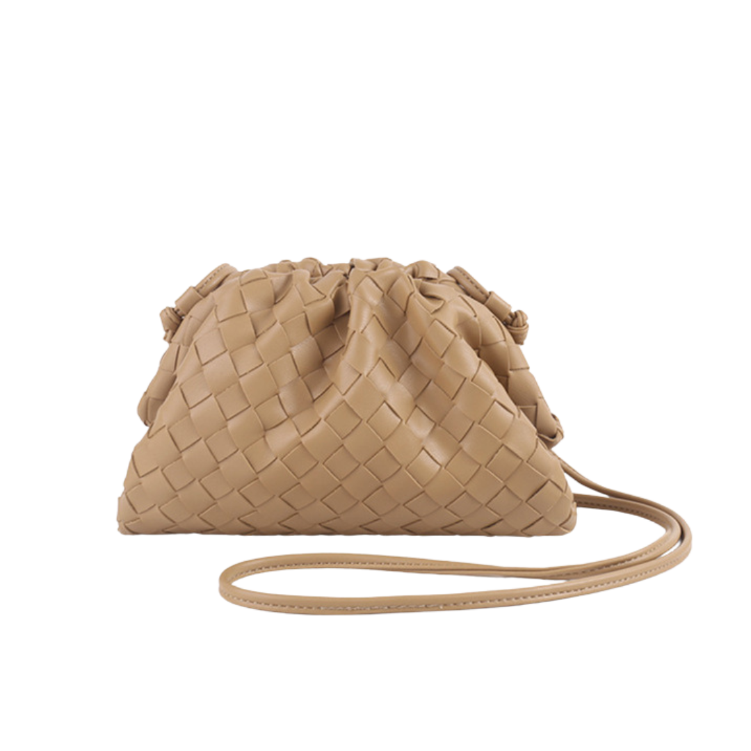 SOPHIA BEIGE POUCH BAG