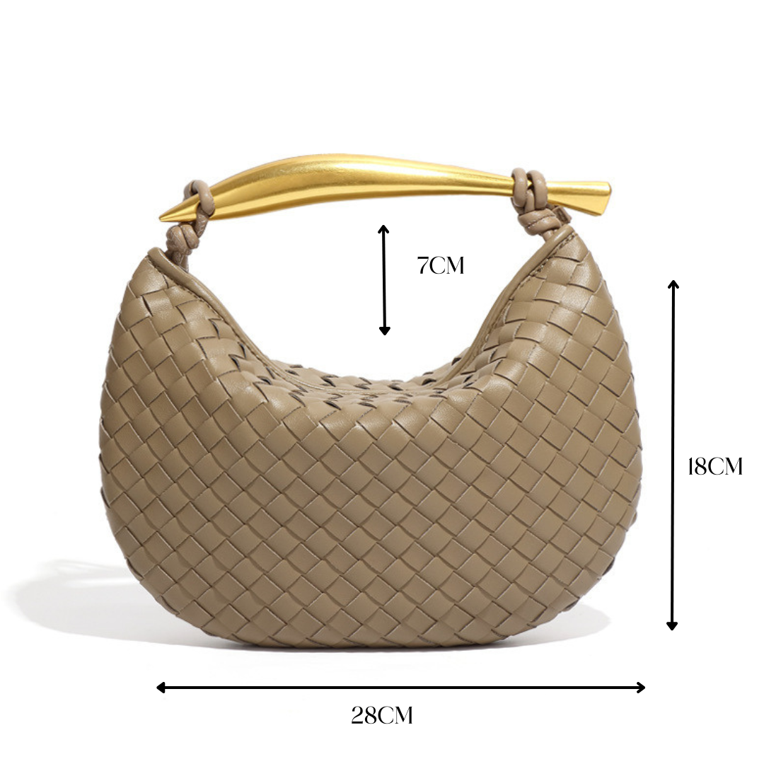 ASHLEY BEIGE MOON BAG