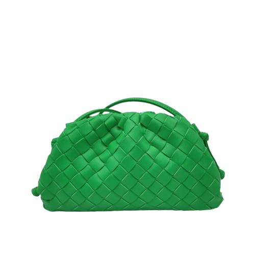 SOPHIA GREEN POUCH BAG