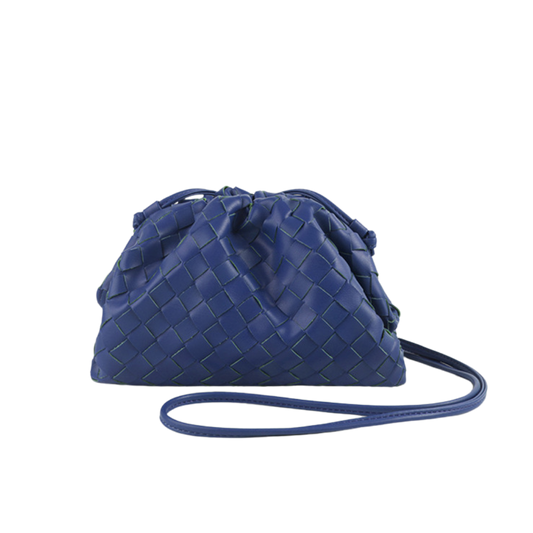 SOPHIA  BLUE POUCH BAG